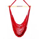 Ver imagem 1 de Rede Cadeira Trançada Vermelho