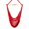 Rede Cadeira Trançada Vermelho - 1