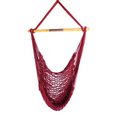 Rede Cadeira Trançada Vinho