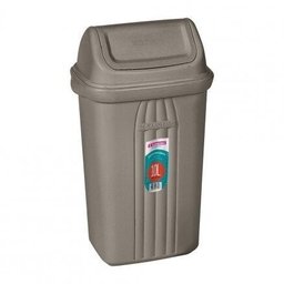 Lixeira Plástica com Tampa Basculante Banheiro Cozinha 10l - 1