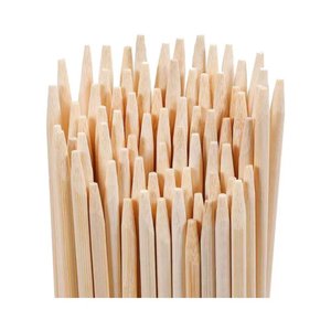 Espetos de Bambu Importado 1/2 Ponta: 20cm X 4mm - 1mil