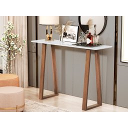 Aparador Hall Entrada Imperial Moderno 119cm Branco - 1 Aparador Hall Entrada Imperial Moderno 119cm Branco - 1