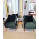 Ver imagem 5 de Mesa de Canto e Apoio de Sofá Pés Palito Retro Espelhada Ônix - Demoglass