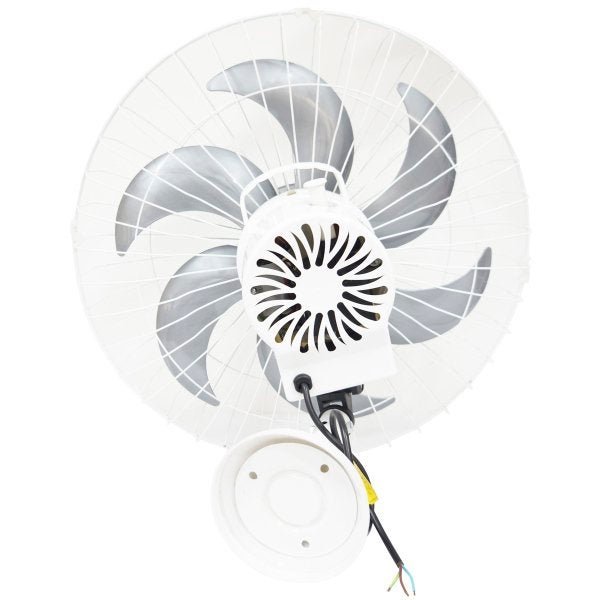 Ventilador Parede 50cm 200W Industrial Turbo Turbão 6 Pás Bivolt 110V 220V Branco Vitalex - 5