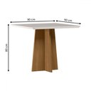 Ver imagem 4 de Mesa de Jantar 4 Lugares Anitta/mariah Ype/off White/ja01 - New Ceval