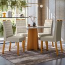 Ver imagem 1 de Mesa de Jantar 4 Lugares Anitta/mariah Ype/off White/ja01 - New Ceval