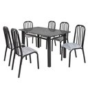 Ver imagem 6 de Conjunto de Mesa com 6 Cadeiras Ciplafe Granito Craquelado