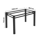 Ver imagem 3 de Conjunto de Mesa com 6 Cadeiras Ciplafe Granito Craquelado