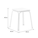 Ver imagem 5 de Conjunto 4 Banquetas Napa 1748 Carraro - Branco Branco