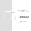 Ver imagem 6 de Conjunto 4 Banquetas Napa 1748 Carraro - Branco Branco
