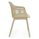 Ver imagem 4 de Kit 7 Cadeiras Montreal Marcela Estofada - Nude