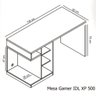 Mesa Gamer Idl xp 500 Espresso Móveis - 3