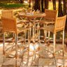 Conjunto de 4 Banquetas Madri e Bistrô com Balde em Alumínio Trama - 1