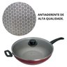Panela Wok Frigideira Alta Nº32 C/tampa Vidro Antiaderente - 3