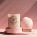 Ver imagem 7 de Vela Perfumada Sunset Rosé Flores Jasmin Lenvie 210g