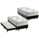 Ver imagem 1 de Cama Box C/ Aux Conjugado Solteiro Inovaflex Comfort Premium 88x188