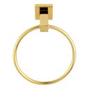 Ver imagem 1 de Porta Toalha Rosto Mão Gold Dourado Brilhante Argola Banheiro Metal Luxo
