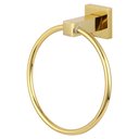 Ver imagem 3 de Porta Toalha Rosto Mão Gold Dourado Brilhante Argola Banheiro Metal Luxo