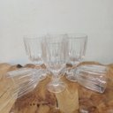 Ver imagem 6 de Kiit 6 Taças Vinho Água Home&co Lapidado Vidro 280ml 16x8x8cm Transparente