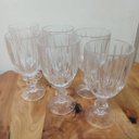 Ver imagem 7 de Kiit 6 Taças Vinho Água Home&co Lapidado Vidro 280ml 16x8x8cm Transparente