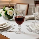 Ver imagem 3 de Kiit 6 Taças Vinho Água Home&co Lapidado Vidro 280ml 16x8x8cm Transparente