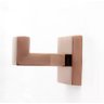 Cabide Quadrado Inox para Banheiro Rose Gold - 2