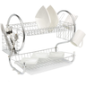 Secador de Louças Em Aço Inox com Porta Talheres Prata Pia - 4