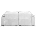 Ver mais imagens de Sofá Decorativo Piece Bipartido Retrátil Sala de Estar 250cm Couro Branco G58 - Gran Belo
