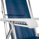 Ver mais imagens de Cadeira Reclinável Alumínio 8 Posições Azul Marinho