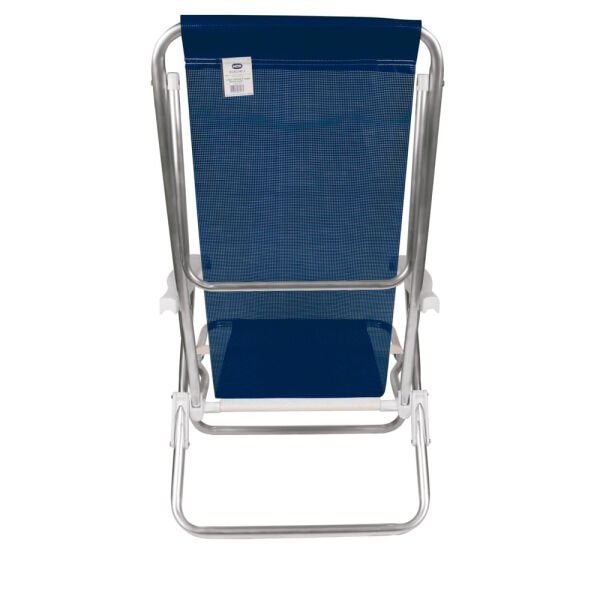 Cadeira Reclinável Alumínio 8 Posições Azul Marinho - 5