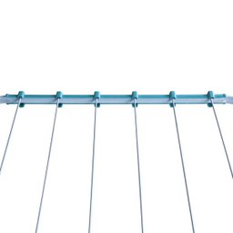 Varal de Chão Aço Lovely Azul Turquesa - 8