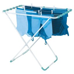 Varal de Chão Aço Lovely Azul Turquesa - 1