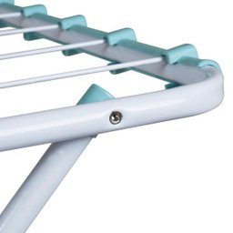 Varal de Chão Aço Lovely Azul Turquesa - 9