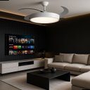 Ver imagem 4 de Ventilador de Teto Chase Branco Id618 com Led 36w Multicolor Dimerizável e Controle Remoto
