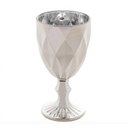 Ver imagem 1 de Jogo de 6 Taças de Vidro Diamond Prateada 325ml - Lyor