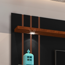 Ver imagem 4 de Painel Estante Suspenso Moderno Mdf Tv 55" com Nichos para Sala