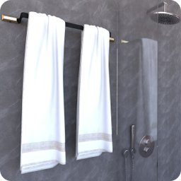 Kit Acessórios Para Banheiro Preto e Gold Empire 4 peças - 4