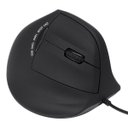 Ver imagem 2 de Mouse Vertical Ergonomico Ortopedico Fit 2000 Dpi Preto Cabo USB 1.8M - Mf100