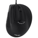 Ver imagem 1 de Mouse Vertical Ergonomico Ortopedico Fit 2000 Dpi Preto Cabo USB 1.8M - Mf100