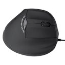 Ver imagem 3 de Mouse Vertical Ergonomico Ortopedico Fit 2000 Dpi Preto Cabo USB 1.8M - Mf100