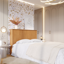 Ver imagem 3 de Cabeceira 1,60 Cama Casal Queen Painel Ripado Mdf Box Cores:nature