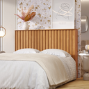 Ver imagem 4 de Cabeceira 1,60 Cama Casal Queen Painel Ripado Mdf Box Cores:nature