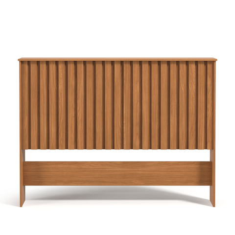 Cabeceira 1,60 Cama Casal Queen Painel Ripado Mdf Box Cores:nature