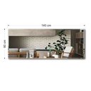 Ver imagem 3 de Espelho Grande Lapidado com Bisotê Retangular Decorativo 140x60cm