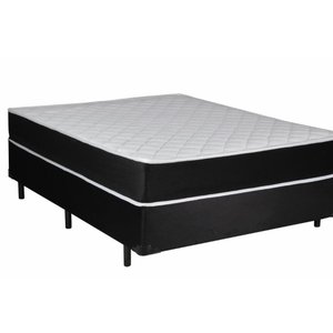 Colchão Queen Inovart Molas Ensacadas Suede Preto Florença