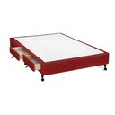Ver imagem 1 de Cama Base c/Aux 2 Gavetas Viúva Castor Poli Wine 128x188x27