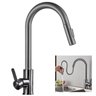 Torneira Extensivel Gourmet Cozinha Pia Mesa Ducha Articulada Bancada Dois Jatos Monocomando Agua Qu - 1