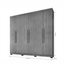 Ver imagem 4 de Guarda Roupa New Master 6 Portas 4 Gavetas 10 Prateleiras - Benetil