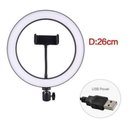 Ver imagem 6 de Ring Light Completo Iluminador 26cm + Tripé 2metros