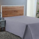 Ver imagem 1 de Roupa Cama Casal 300 Fios Lençol Virol sem Elástico de Algodão:cinza